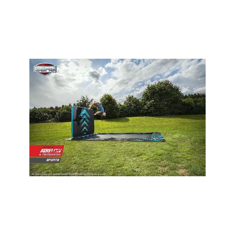 Cama elástica BERG Flatground Ultim Champion 410 + Aerowall