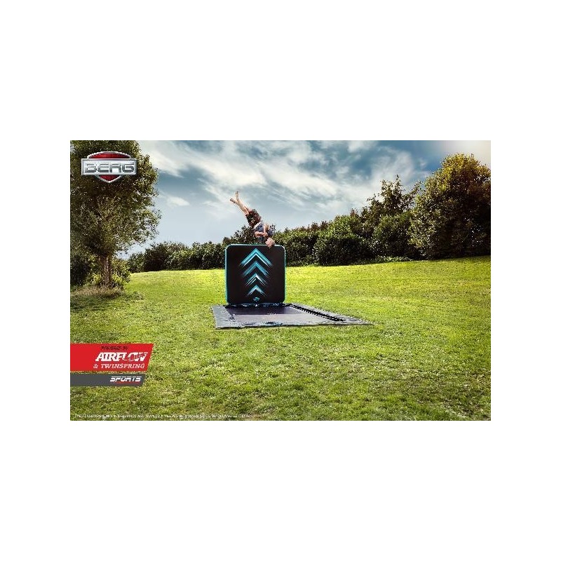 Cama elástica BERG Flatground Ultim Champion 500 + Aerowall