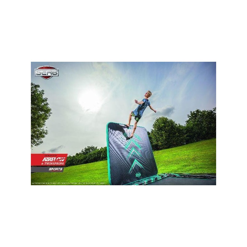 Cama elástica BERG Flatground Ultim Champion 500 + Aerowall