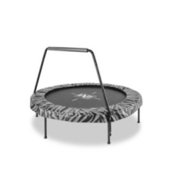 Cama elástica EXIT Tiggy junior con manillar ø140cm - black/grey