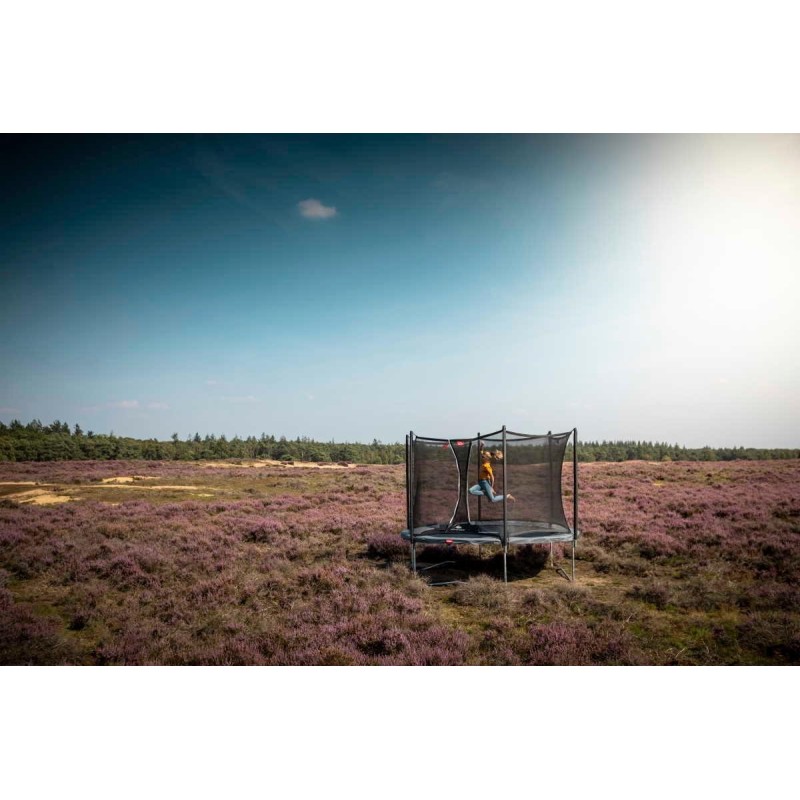 Cama elástica BERG Favorit 270 Grey + Red Comfort