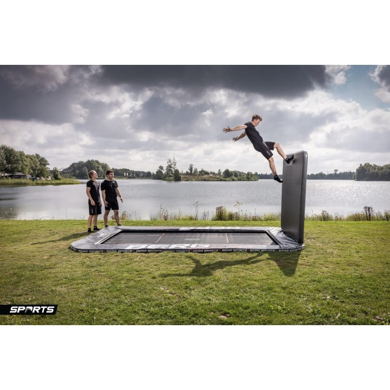 Cama elástica BERG Ultim Pro Bouncer FlatGround 5x5 + AeroWall 2x2 BLK&GRY
