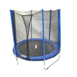 Cama elástica Junior 244 con red y escalera