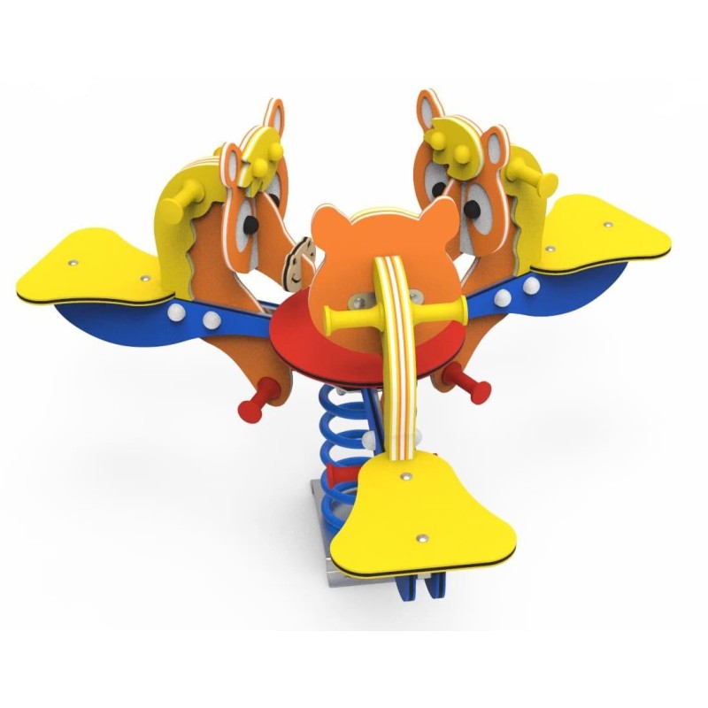 Balancín muelle triple PONYS