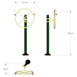 Aparato Biosaludable Garbí (Timón)