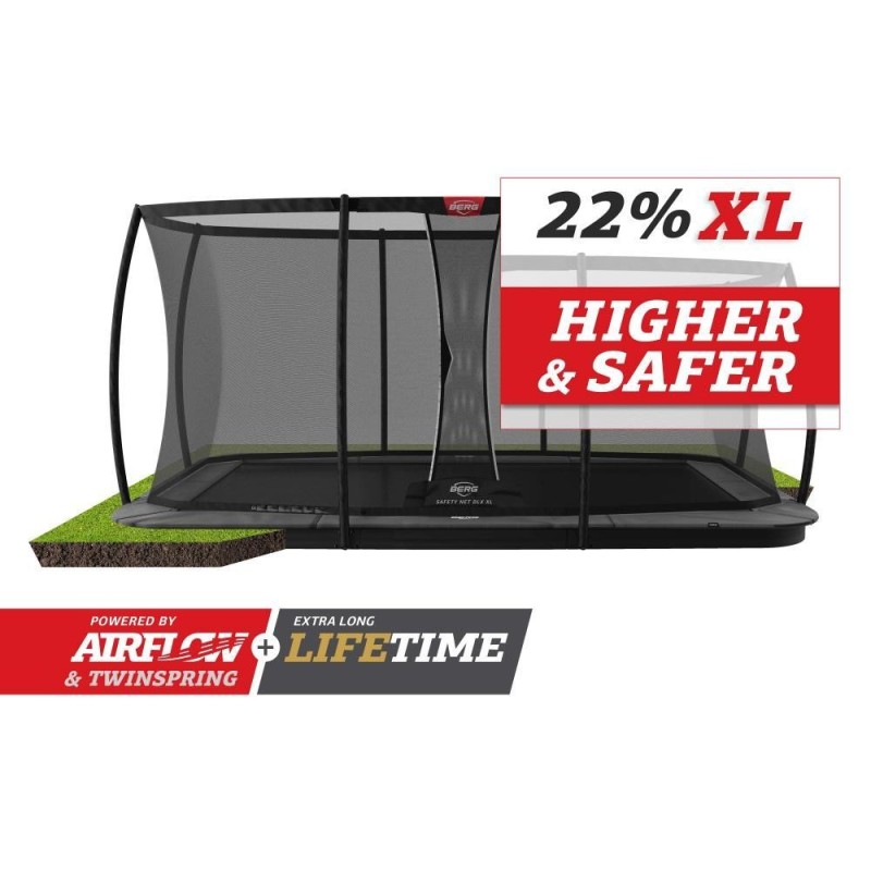 Cama elástica BERG Flatground Ultim Champion 500 + Red Deluxe XL