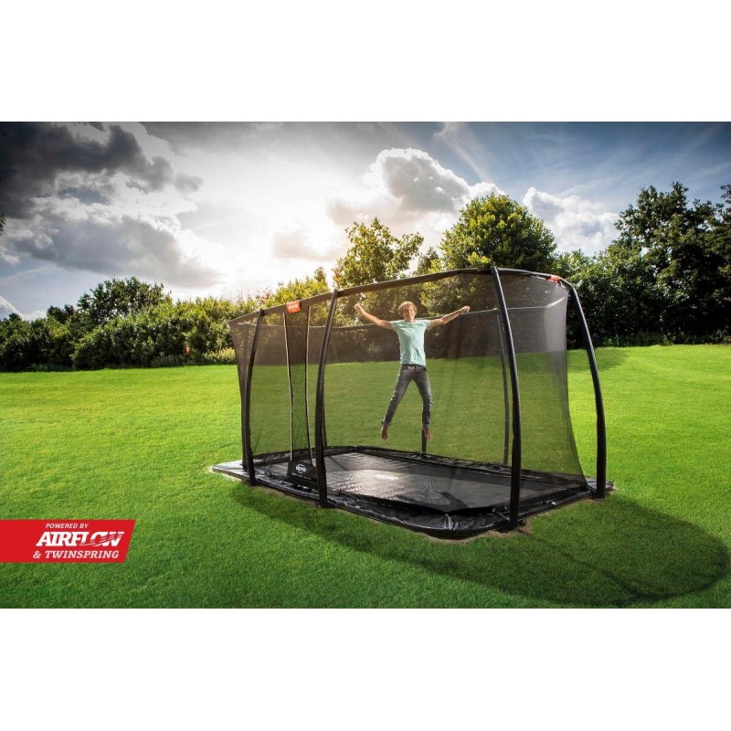 Trampolim BERG Ultim Elite Flatground 500 + Rede Deluxe XL