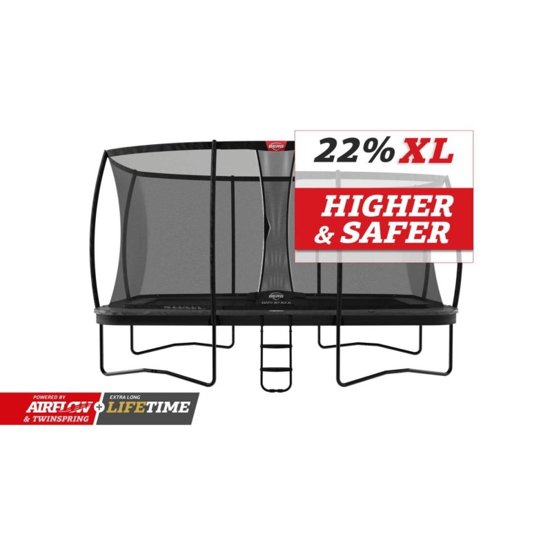 Trampolim BERG Ultim Elite 500 + Rede Deluxe XL