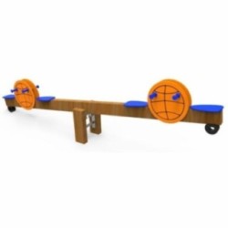 Balancín sube y baja BASKET (4 plazas)