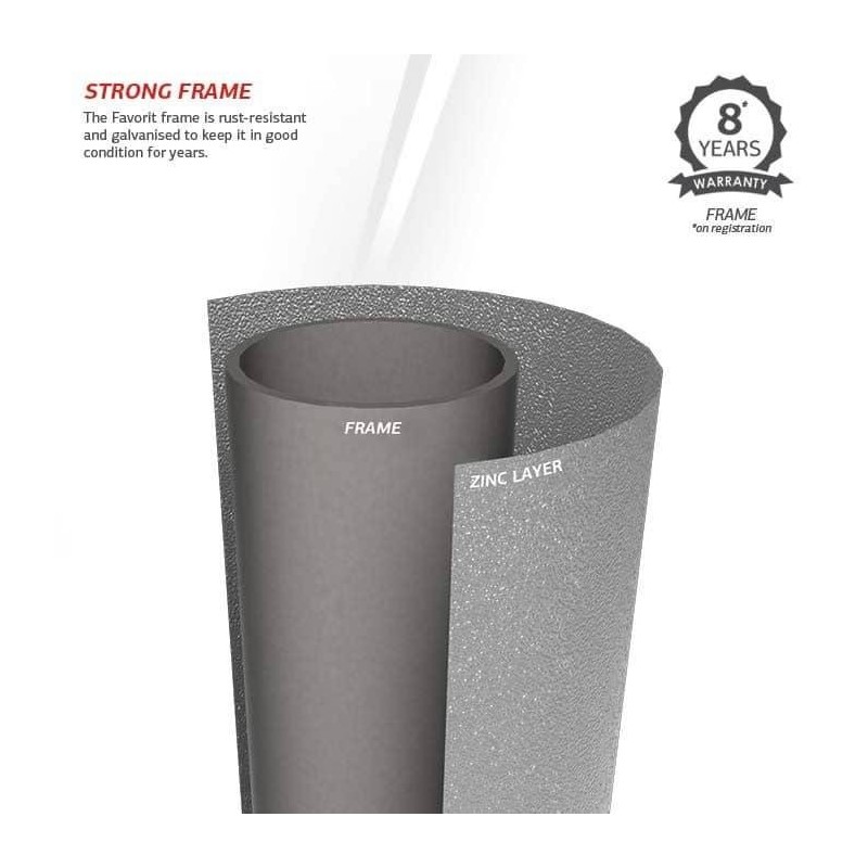 Cama elástica BERG InGround Ultim Favorit 410 + Red Comfort