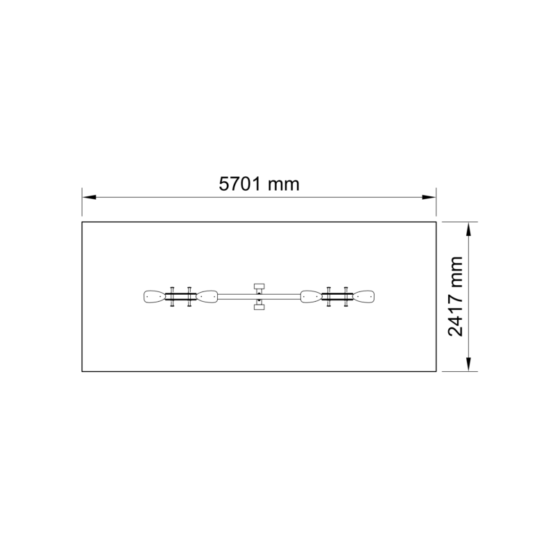 Balancín sube y baja BASKET (4 plazas)