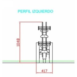 Balancín sube y baja BASKET (4 plazas)