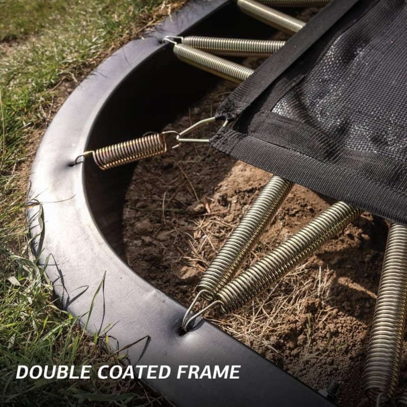 Cama elástica BERG Ultim Pro Bouncer FlatGround 500 + AeroWall 2x2 BLK&GRY