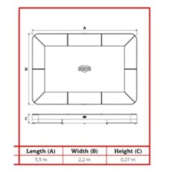 Trampolim BERG InGround Ultim Champion 330