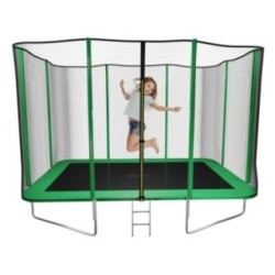 Trampolim Masgames Rectangular L PREMIUM + Rede + Escada