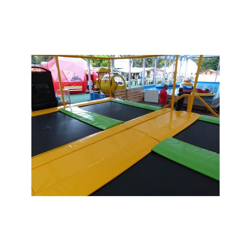 Camas elásticas en batería rectangulares