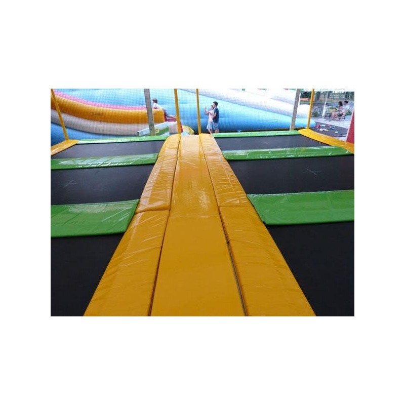 Camas elásticas en batería rectangulares