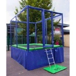 Camas elásticas en batería rectangulares