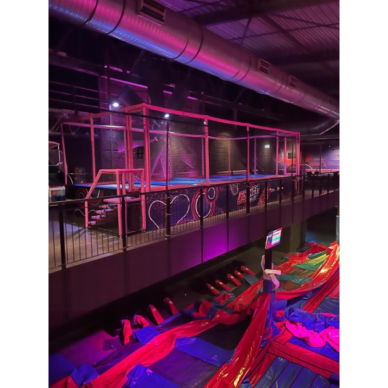 Camas elásticas en batería rectangulares