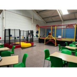 Camas elásticas en batería rectangulares