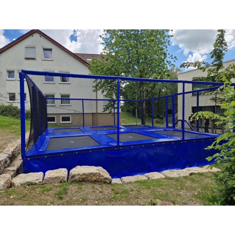 Camas elásticas en batería rectangulares