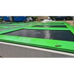 Camas elásticas en batería rectangulares