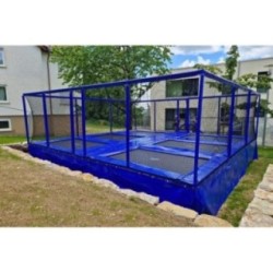 Camas elásticas en batería rectangulares