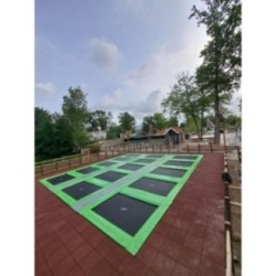 Camas elásticas en batería rectangulares