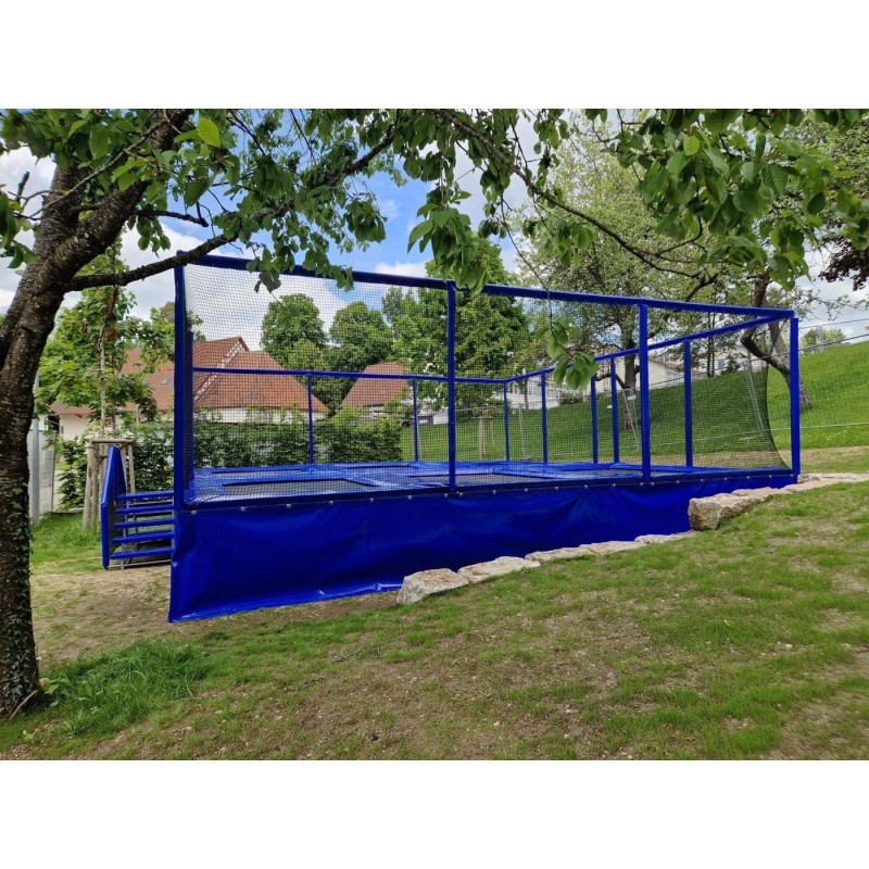 Camas elásticas en batería rectangulares