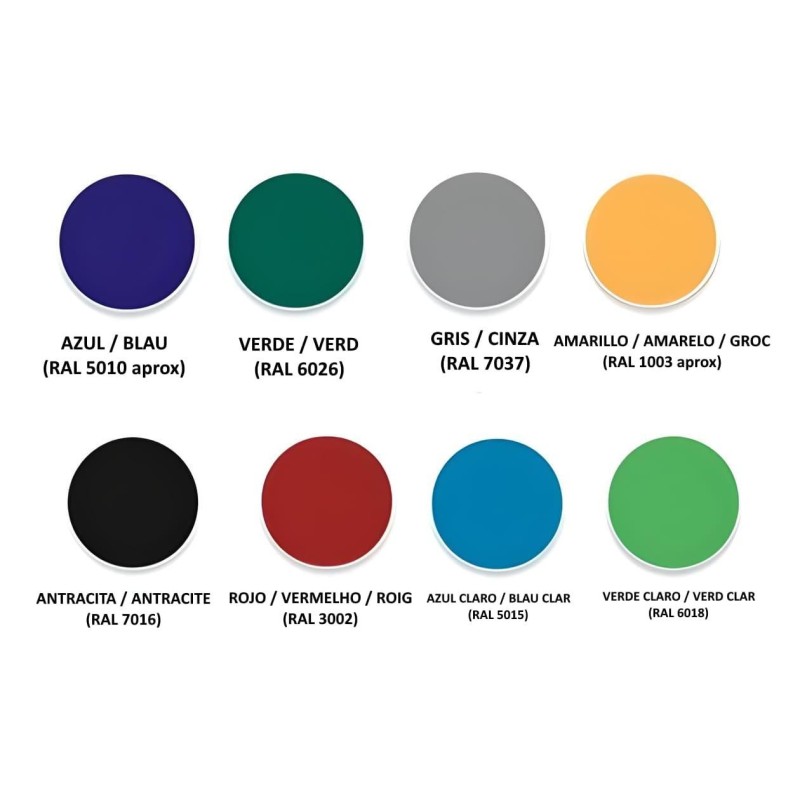 Camas elásticas en batería rectangulares