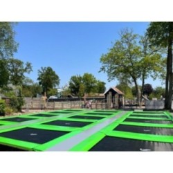 Camas elásticas en batería cuadradas