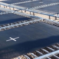 Camas elásticas en batería cuadradas