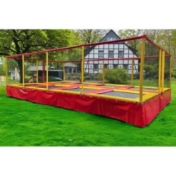 Camas elásticas en batería cuadradas