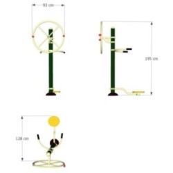 Aparato Garbí Alisio (Timón-Cintura)