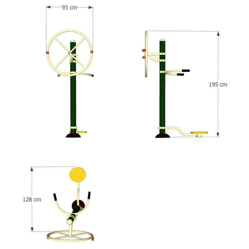 Aparato Garbí Alisio (Timón-Cintura)