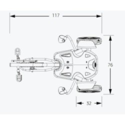 Triciclo BERG Street-X Vibes
