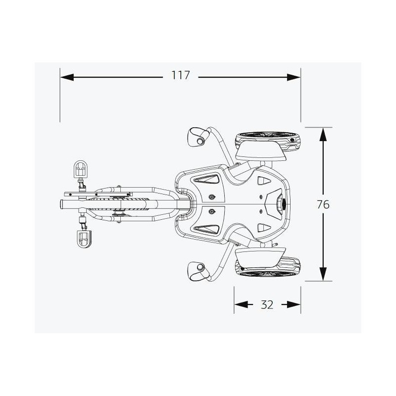 Triciclo BERG Street-X Vibes