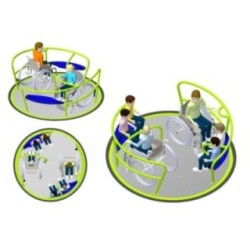 Carrusel Giratori Inclusiu Masgames HELICA