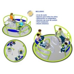 Carrusel Giratori Inclusiu Masgames HELICA