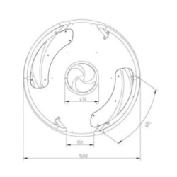 Carrosel rotativo Masgames VENTO Inox