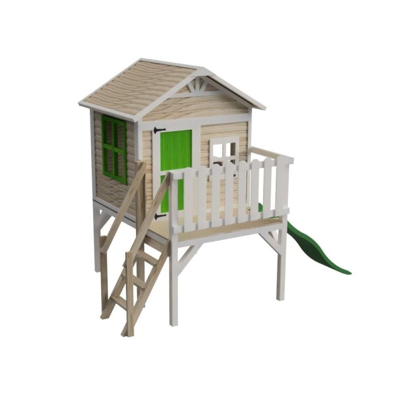 Casita elevada MASGAMES FLAM [90 cm] madera panelada