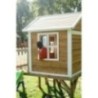 MASGAMES VISBY casa de brincar elevada [90 cm de altura] madeira com painéis
