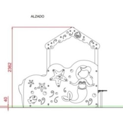 Casita Inclusiva Fondo Marino