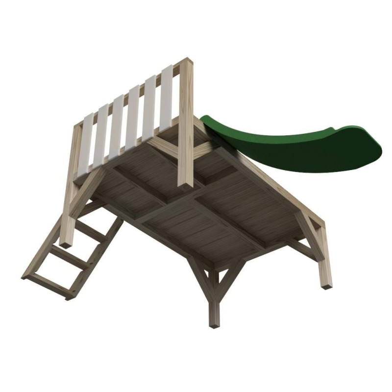 Casita infantil elevada MASGAMES LOLLIPOP VERDE