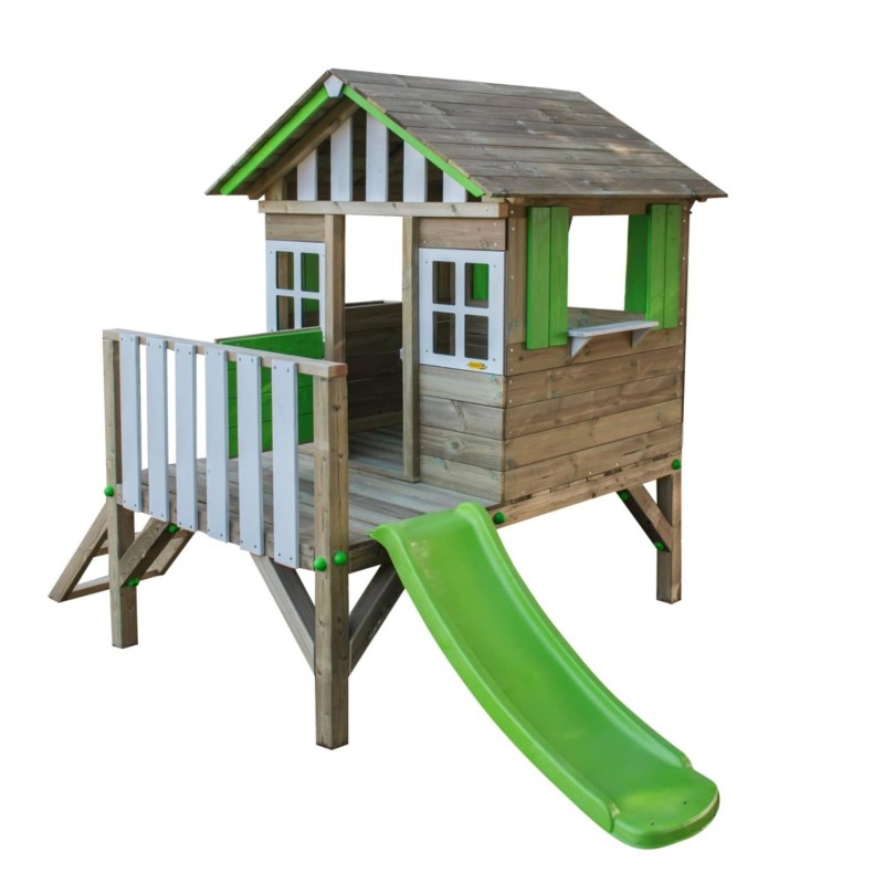 Casita infantil elevada MASGAMES LOLLIPOP VERDE