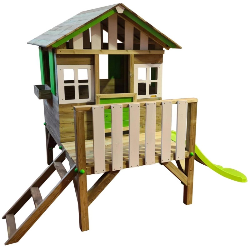 Casita infantil elevada MASGAMES LOLLIPOP VERDE