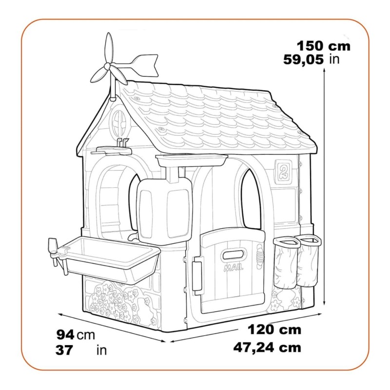 Casita infantil Feber Recycle Eco House