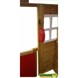 Casinha infantil de madeira MASGAMES MORANGO DELUXE XL