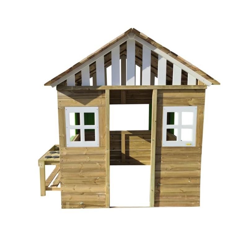 Casita infantil de madera MASGAMES LOLLIPOP XXL HORECA con cocinita