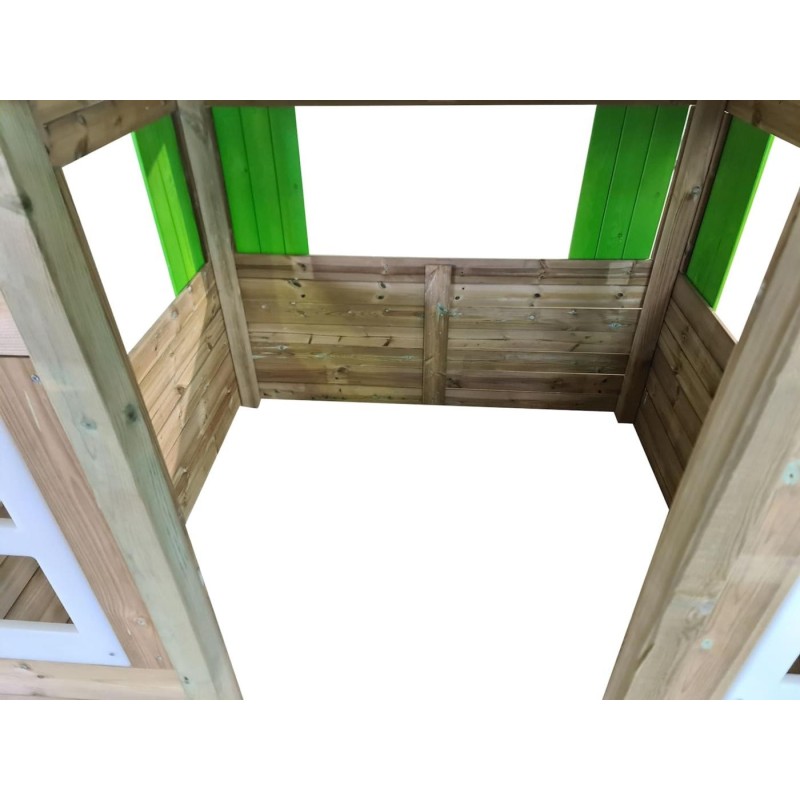 Casita infantil de madera MASGAMES LOLLIPOP XXL HORECA con cocinita